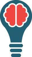 Business Intelligence Vector Glyph Two Color Icon For Personal And Commercial Use.