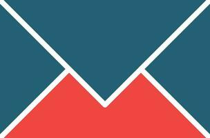 Email Vector Glyph Two Color Icon For Personal And Commercial Use.