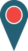 Tracking Vector Glyph Two Color Icon For Personal And Commercial Use.