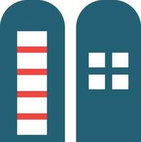 Silo Glyph Two Color Icon For Personal And Commercial Use. vector