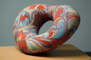 Cushion for comfortable sleep or rest. photo