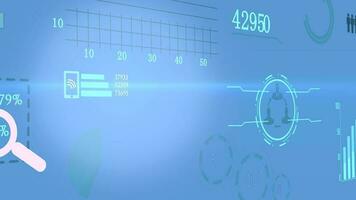 negocio ganancias datos información antecedentes con varios gráficos y diagramas video