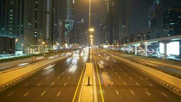 Cars Driving on Urban City Road in Rush Hour Traffic in Modern Metropolis video