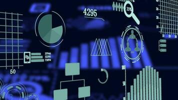 Financial Business Corporate Chart Showing Sales Data Profits video