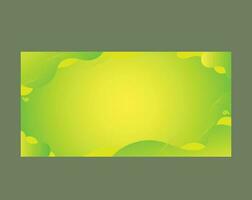 Green Abstract Banner Background vector