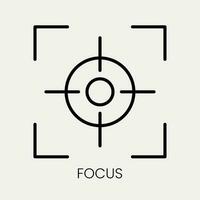 vector icon focus