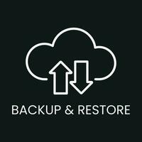 vector icon backup and restore