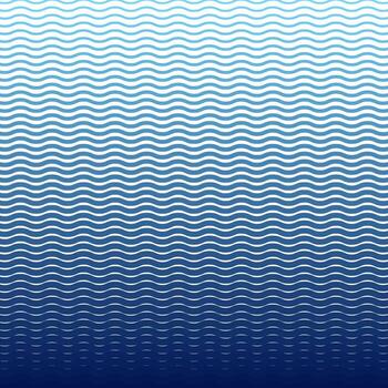 Horizontal lines, linear semitone waves. Pattern with horizontal stripes. Vector illustration