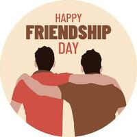 Free vector friendship day