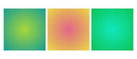 halftone gradient background. Dotted spots of concentric texture. multicolored trendy wallpaper with a touch of a circle. Rough grunge vector. vector