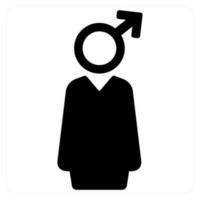 male and gender icon concept vector