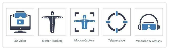 3d video, motion tracking and Motion Capture vector