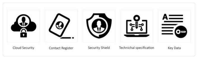 Cloud Security, Contact Register vector