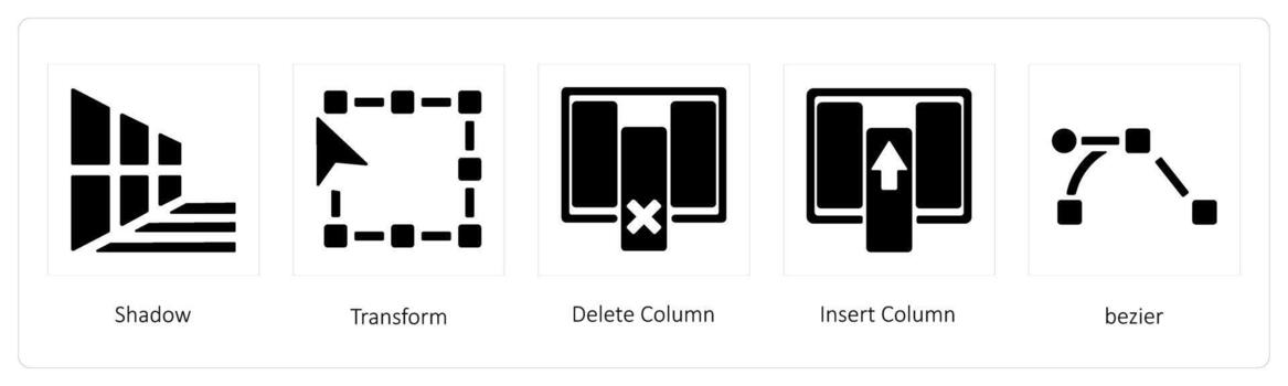 sombra, transformar, Eliminar columna vector