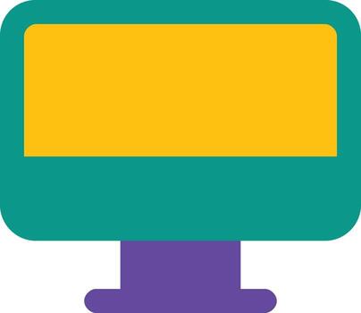 computadora monitor Mac vector