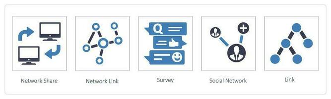 Network Share and Network Link vector