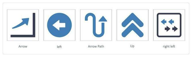 Arrow, left, Arrow Path vector