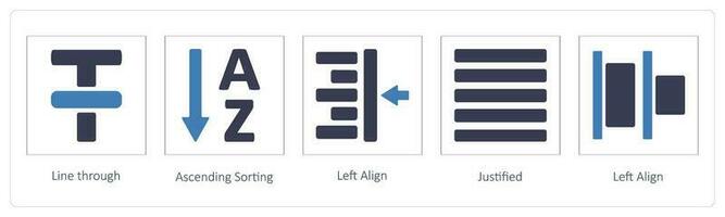 Line through, Ascending Sorting vector