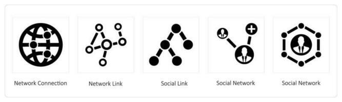 Network Connection and network link vector