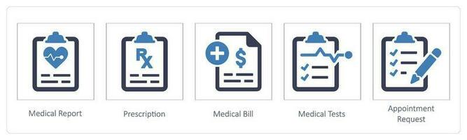 Medical Report, Prescription vector