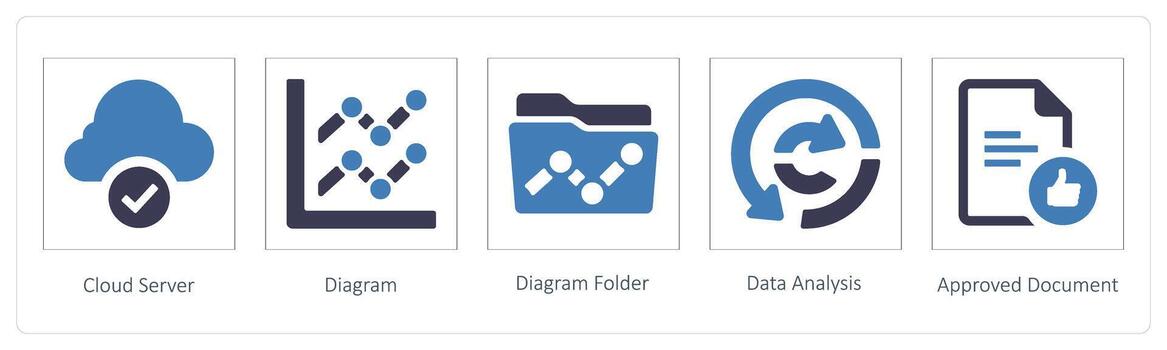 Cloud Server, Diagram, Diagram Folder vector
