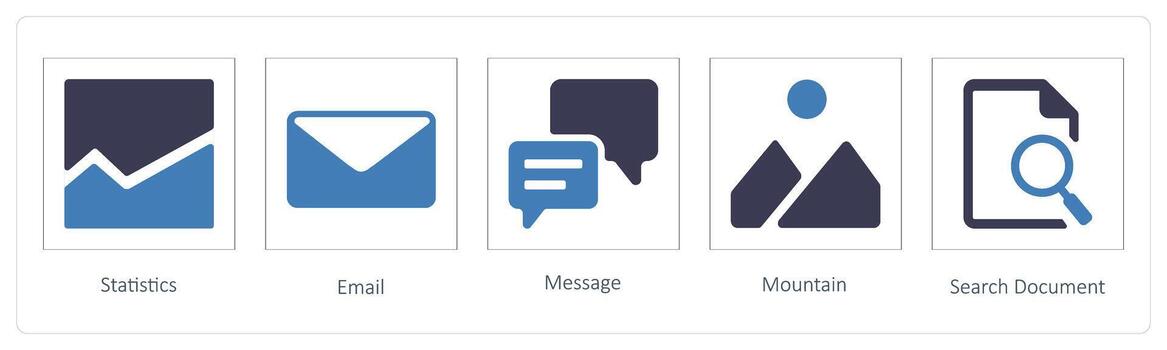 statistics, email and message vector