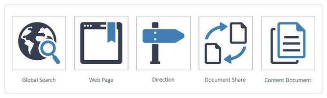 Global Search, Web Page vector