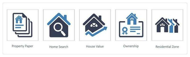 Property Paper, Home Search vector