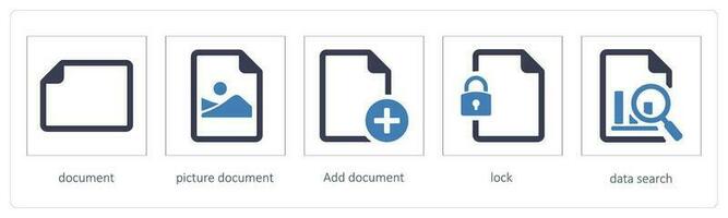 document, picture document vector