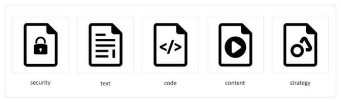 security, text, code, content vector