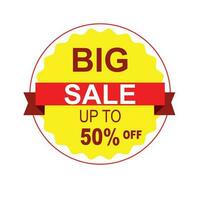 big sale tag offer discount price special coupon vector