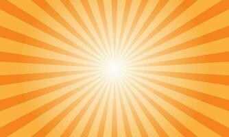 Vector background of retro style striped explosion of rays sunburst