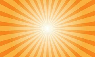 Vector background of retro style striped explosion of rays sunburst