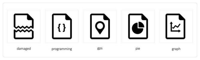 damaged, programming, gps vector