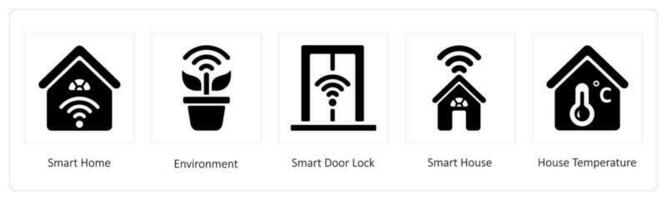 smart home and environment vector