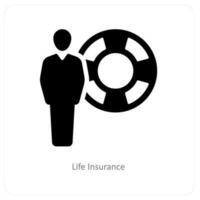 life insurance and Insurance icon concept vector