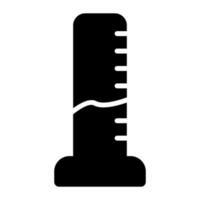 Graduated Cylinder Vector Icon