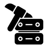 Data Mining Vector Icon
