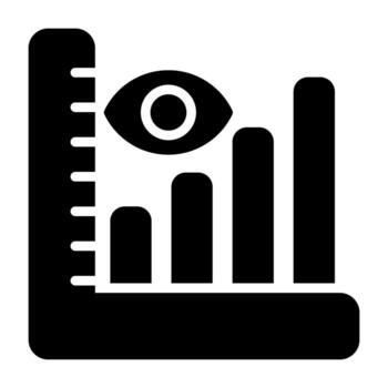 descriptivo analítica vector icono