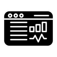 Social Media Analytics Vector Icon