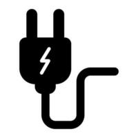 Power Cable Vector Icon