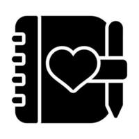 Love journal Vector Icon