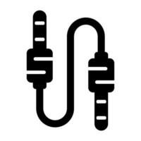 Audio Cable Vector Icon