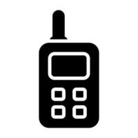 Walkie Talkie Vector Icon