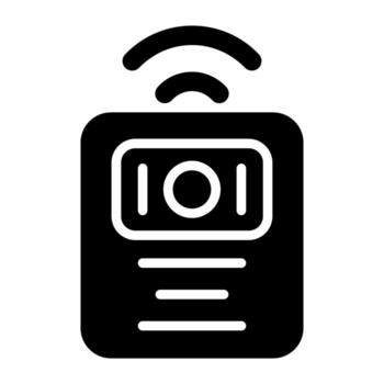 inalámbrico intercomunicador vector icono