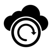 Cloud Backup Vector Icon