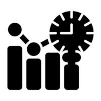 Sales Forecasting Vector Icon