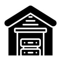 Data Warehouse Vector Icon