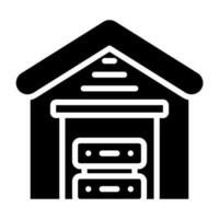 Data Warehouse Vector Icon