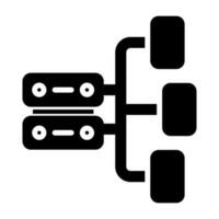 Data Architecture Vector Icon